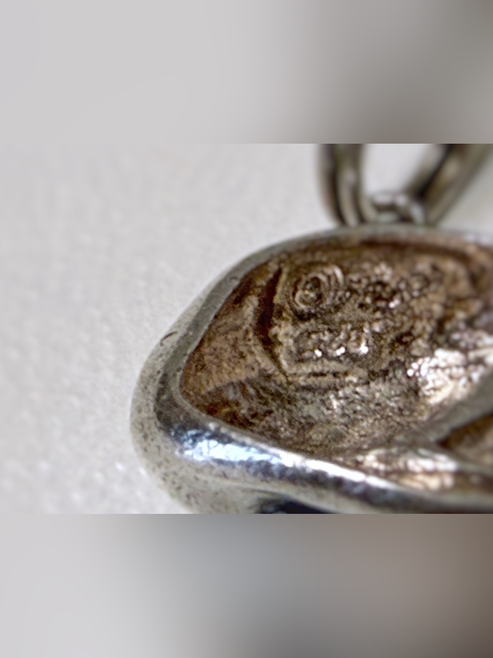 925 STERLING SILVER JEZ/JEZLAINE SLEEPING KITTY CAT, FELINE KITTEN VINTAGE CHARM - Picture 5 of 11